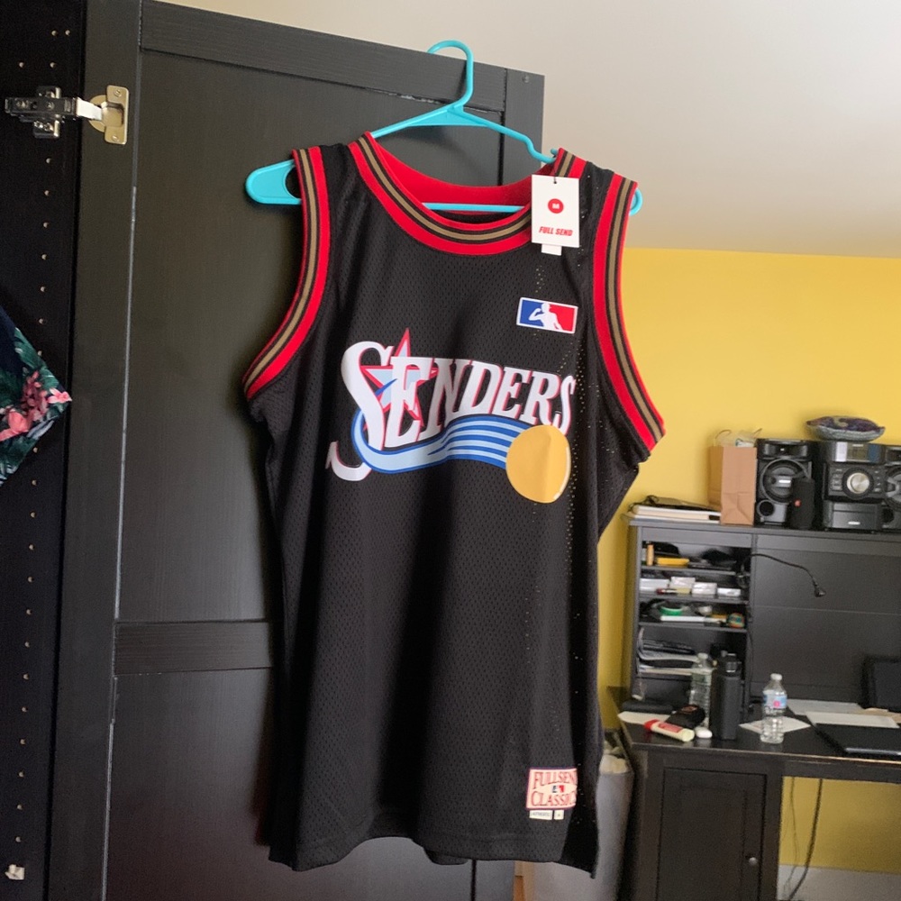 Brand New Full Send Senders Basketball Jersey